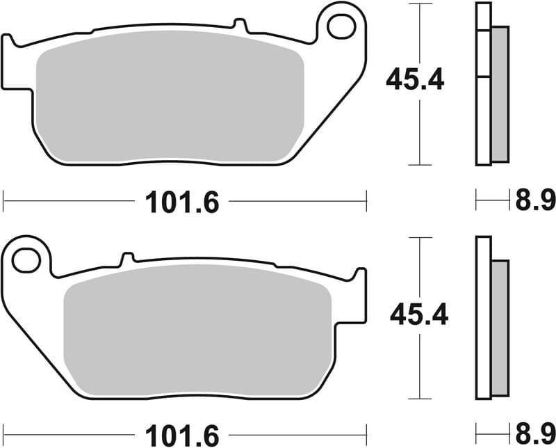 Brembo Street Sintered Metal Brake Pads - 07hd13sa