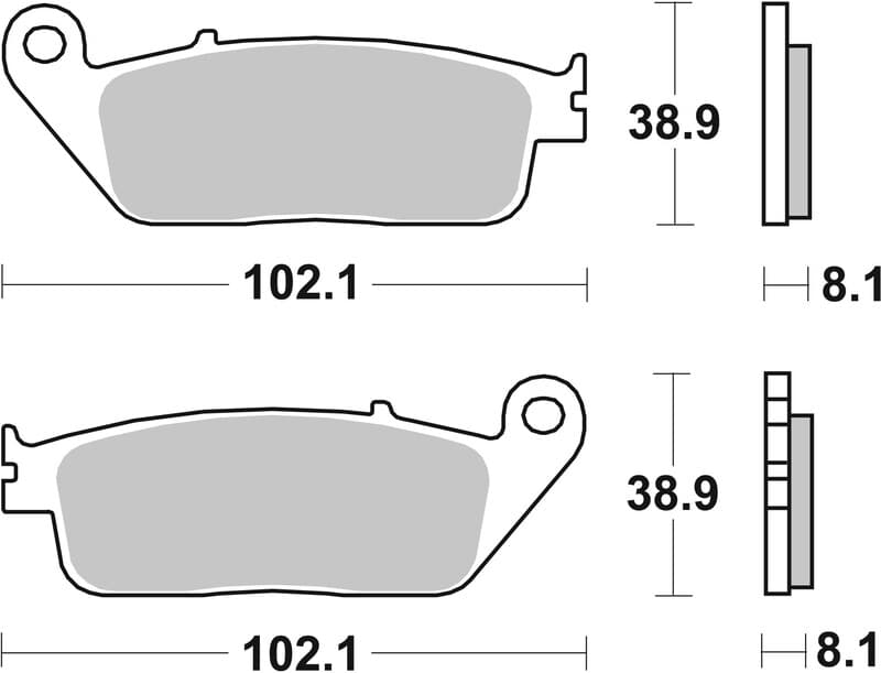 Brembo Street Carbon Ceramic Brake Pads - 07ho3005