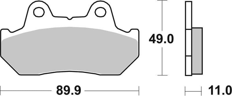 Brembo Street Sintered Metal Brake Pads - 07ho10sp