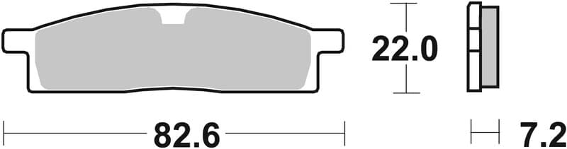Brembo Off-Road Sintered Metal Brake Pads - 07ya16sd