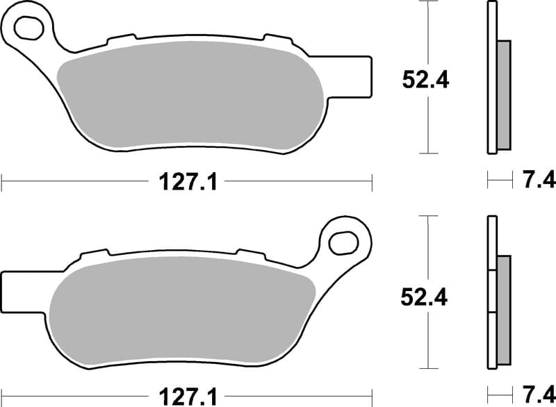 Brembo Street Sintered Metal Brake Pads - 07hd07sp