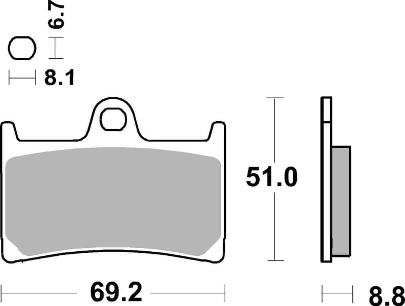 Brembo Scooter Gesinterde remblokken - 07077xs