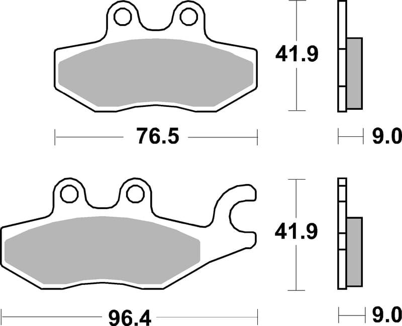 Brembo Scooter Gesinterde remblokken - 07060xs