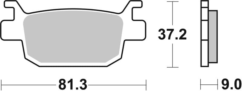 Brembo Scooter Gesinterde remblokken - 07064xs