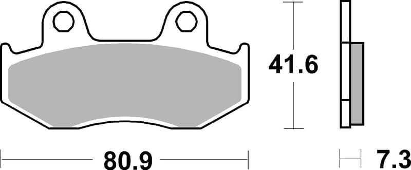 Brembo Scooter Gesinterde remblokken - 07078xs