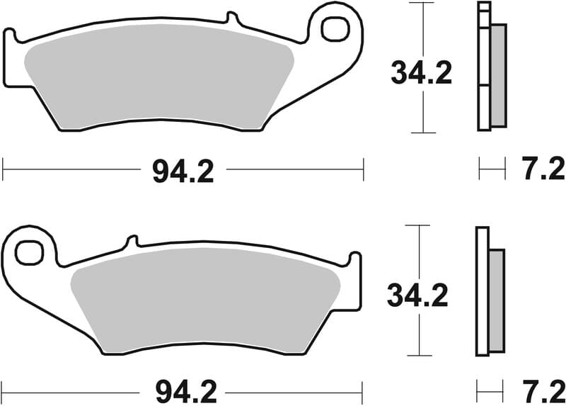 Brembo Off-Road Tt Carbon Ceramic Remblokken - 07ka17tt