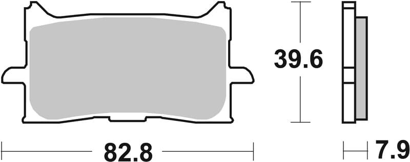 Brembo Street Gesinterde remblokken - 07ho62sa