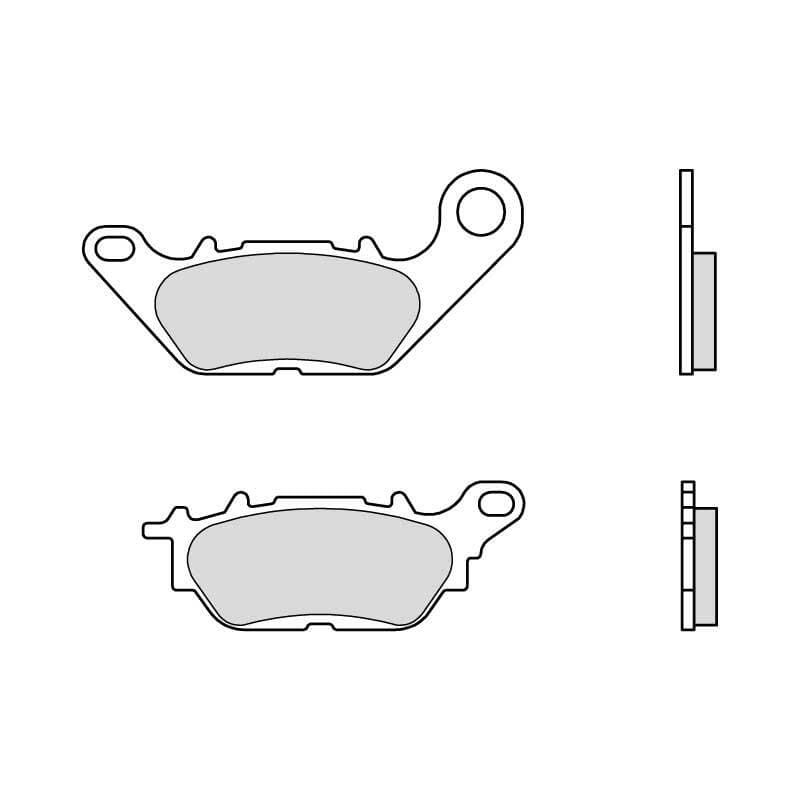 Brembo Scooter Carbon Ceramic Remblokken - 07114cc