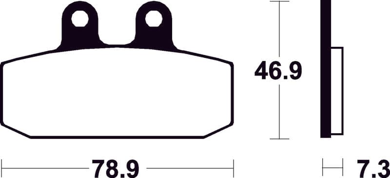 Tecnium Scooter Organic Brake Pads - Me88