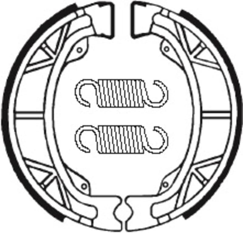 Tecnium Scooter/Street/Atv Organic Brake Shoes - Ba012