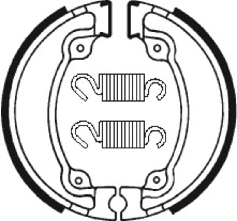 Tecnium Street/Off-Road Organic Brake Shoes - Ba026