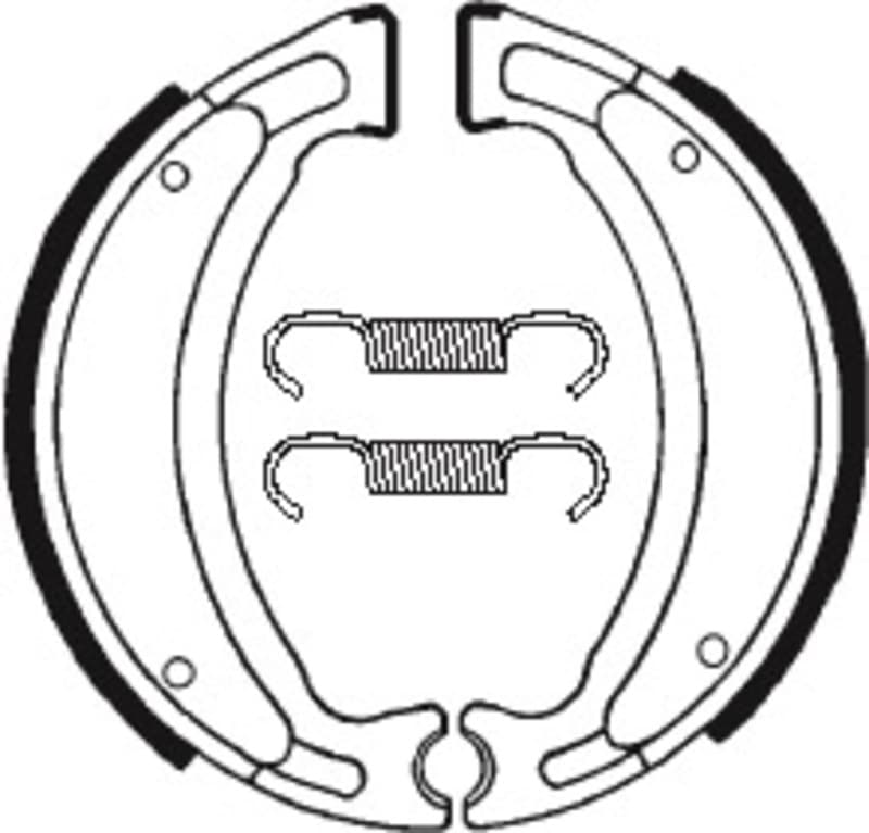 Tecnium Scooter/Street/Off-Road/Atv Organic Brake Shoes - Ba028