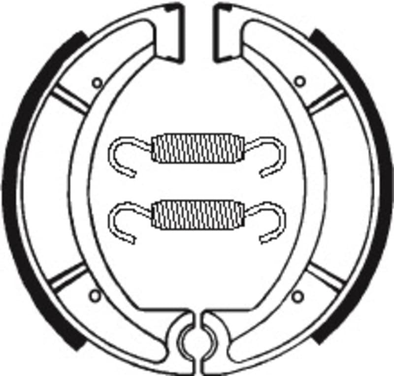 Tecnium Scooter/Street/Off-Road Organic Brake Shoes - Ba037