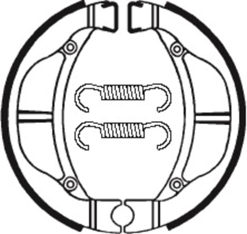 Tecnium Off-Road Organic Brake Shoes - Ba093