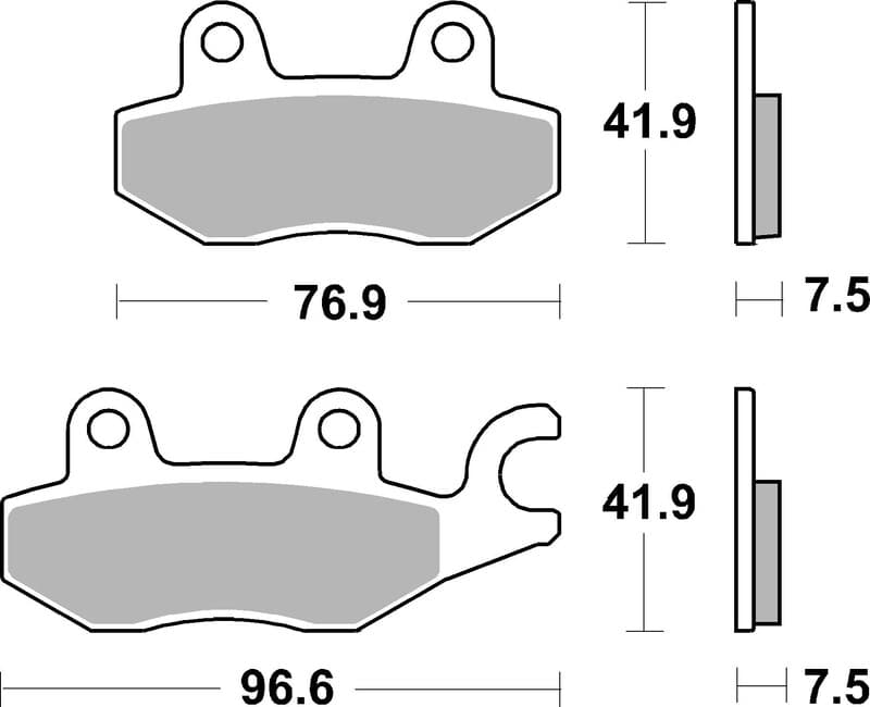 Brembo Street Gesinterde remblokken - 07ka31sa