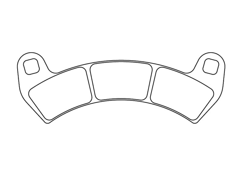 Cl Brakes Atv Gesinterde remblokken - 1247atv1