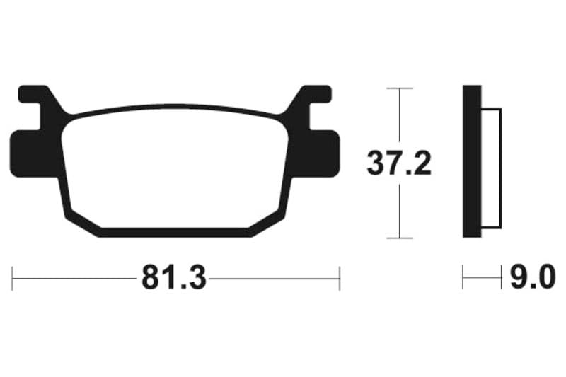 Tecnium Sintered Metal Brake Pads - Mr332
