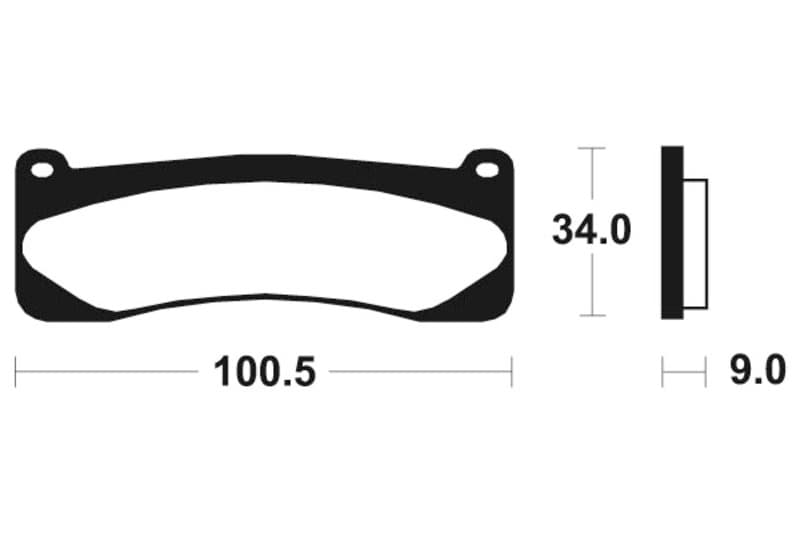 Tecnium Sintered Metal Brake Pads - Mtr207