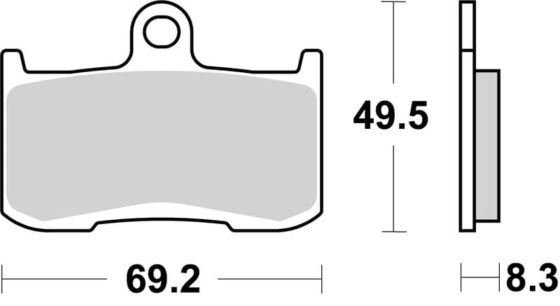 Brembo Road/Sport Sinter Brake Pads - 07ka23sr