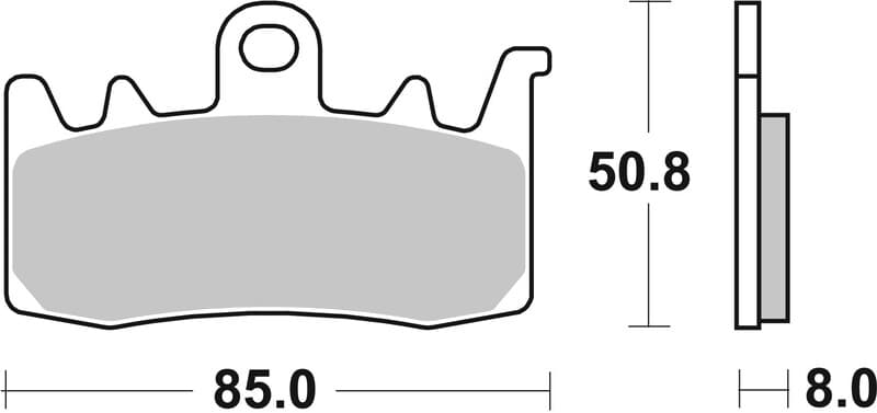 Brembo Road/Sport Sinter Brake Pads - 07bb38sr