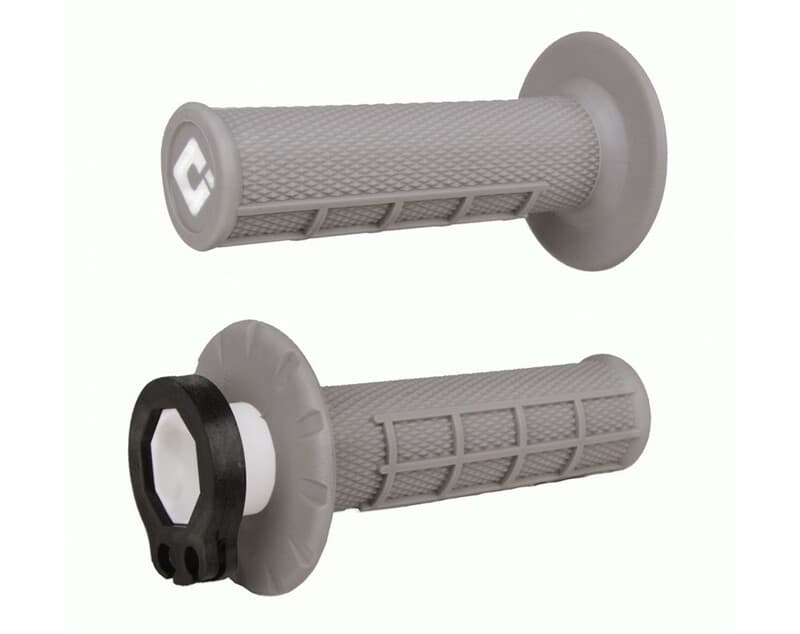 Odi Mx V2 Grips Half Waffle Lock On - Grau