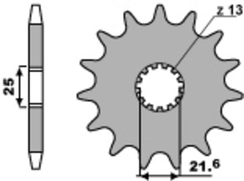 Pbr Steel Noise Free Front Sprocket - 525