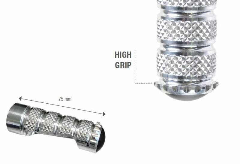 Lightech Footpegs M8x25 Zilver