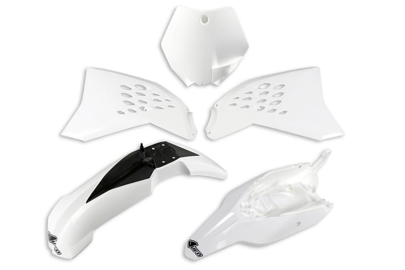 Ufo Plastic Kit White Ktm Sx 65