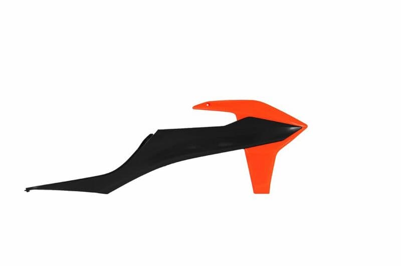 Racetech Radiateurkap Zwart/Oranje Ktm