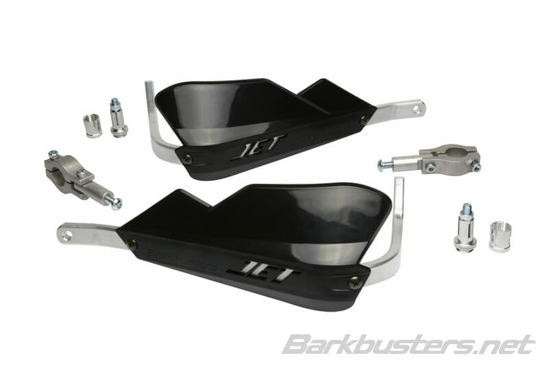 Barkbusters Jet Handguard Two Point Mount Straight ø22mm Schwarz