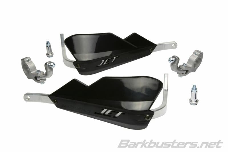 Barkbusters Jet Handguard Set Two Point Mount Tapered Schwarz