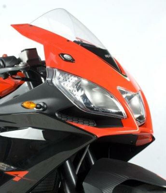 R&G Racing Mirror Blanking Plate - Schwarz Aprilia Rs4 125/Rsv4 Rr/Rf