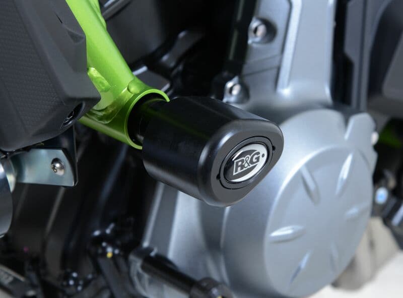 R&G Racing Aero Crash Protectors Schwarz Kawasaki Z650