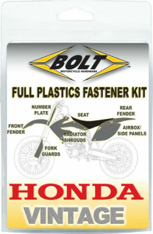 Bolt Plastic Screw Kit Honda Cr125r