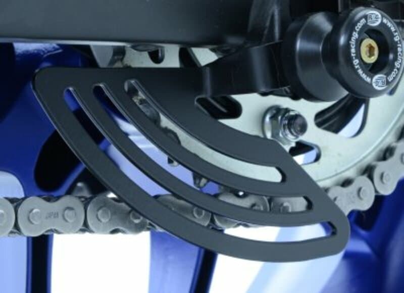 R&G Racing Toe Chain Guards Schwarz Yamaha Yzf-R1