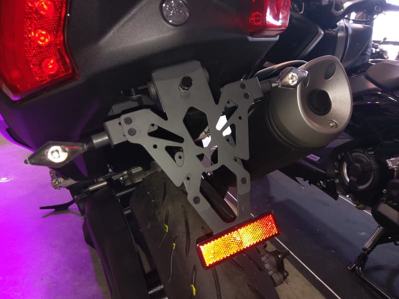 V Parts Kentekenplaat Holder Zwart Yamaha T-Max 530