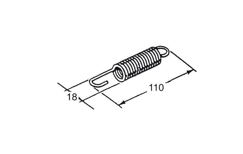 Buzzetti Veer 110x18mm voor Central Stand