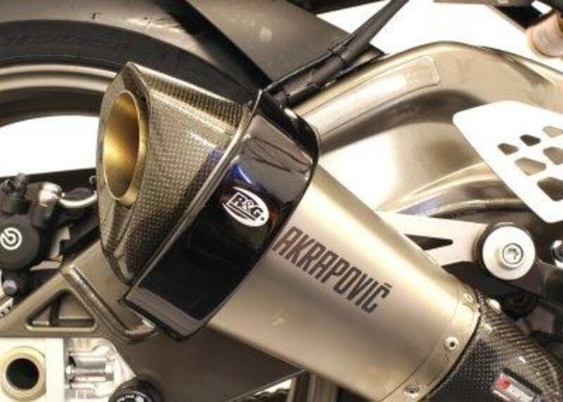 R&G Racing Uitlaatbeschermer Zwart Akrapovic Hexagonal Demper