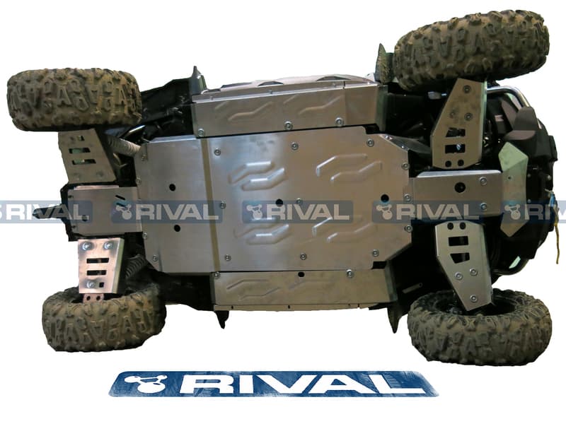 Rival Compleet Carterbeschermer Kit - Aluminium Cf Moto Zforce 800/1000