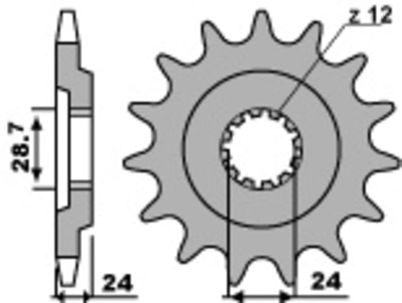 Pbr Steel Standard Front Sprocket - 530