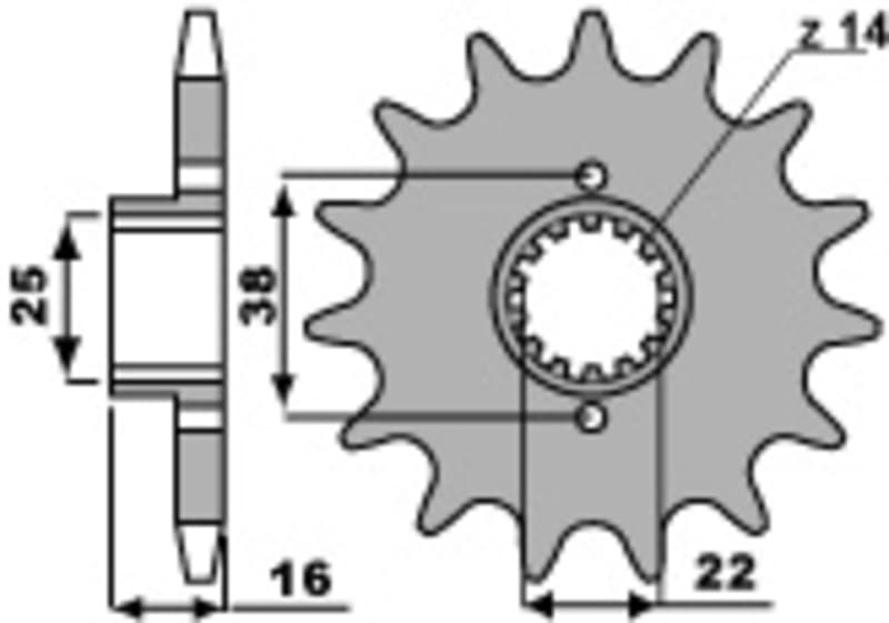 Pbr Steel Standard Front Sprocket - 525