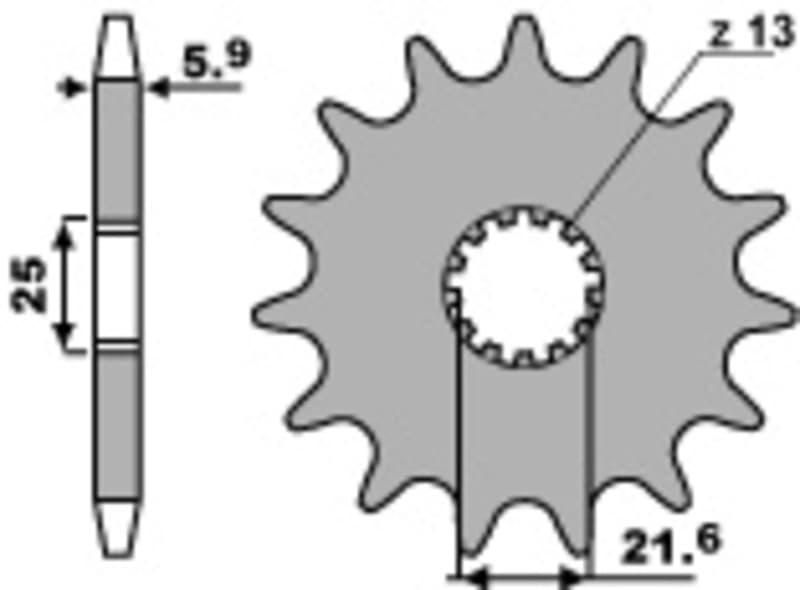 Pbr Steel Standard Front Sprocket - 520