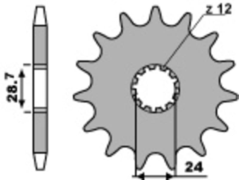 Pbr Steel Standard Front Sprocket - 530