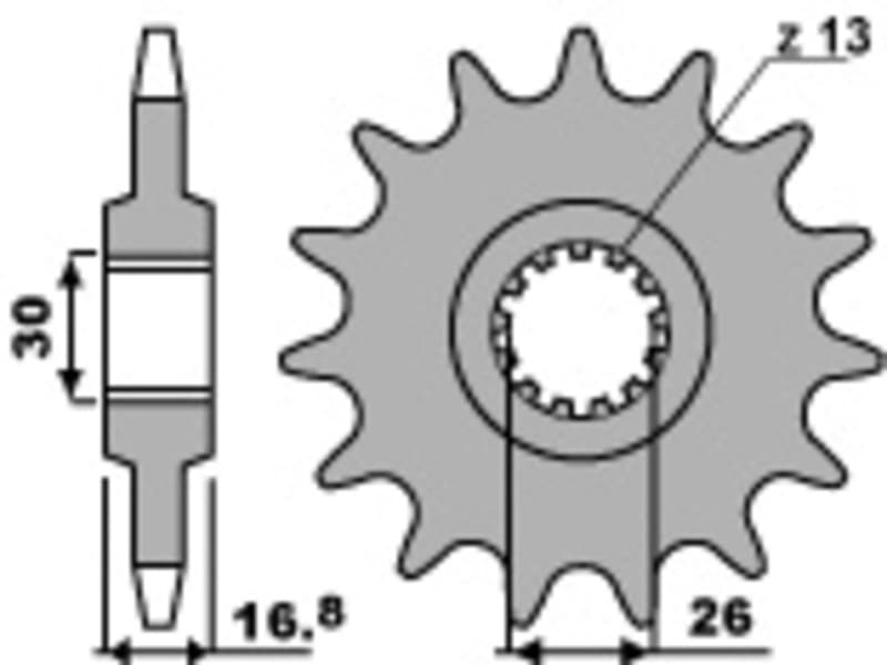 Pbr Steel Standard Front Sprocket - 525