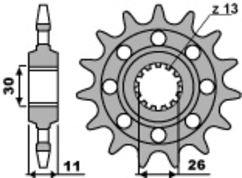 Pbr Steel Standard Front Sprocket - 520
