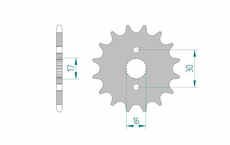 Afam Steel Standard Front Sprocket - 420