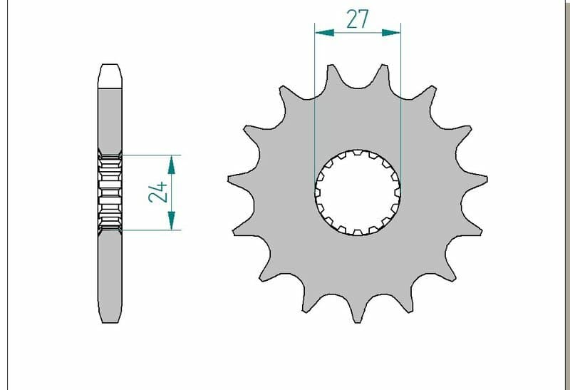 Afam Steel Standard Front Sprocket - 530