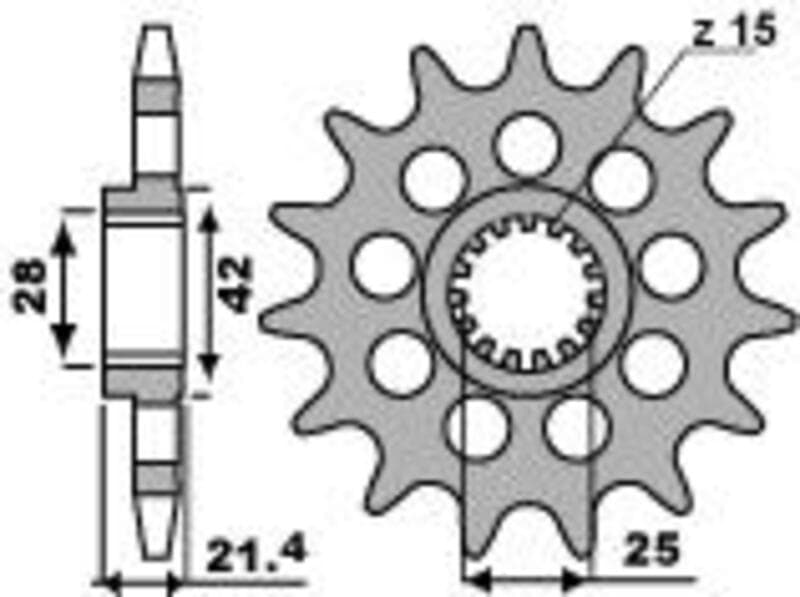 Pbr Steel Standard Front Sprocket - 525