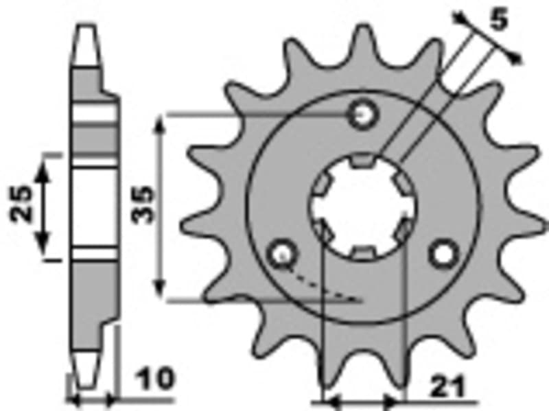 Pbr Steel Standard Front Sprocket - 520