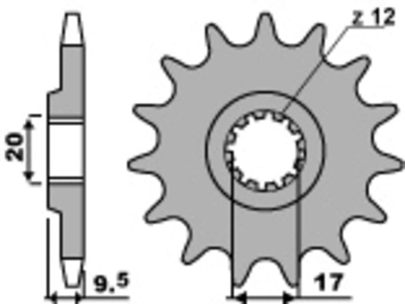 Pbr Steel Standard Front Sprocket - 420